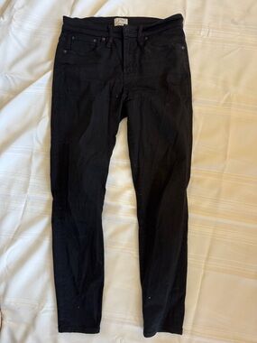 J. Crew Black High-Rise Toothpick Jeans